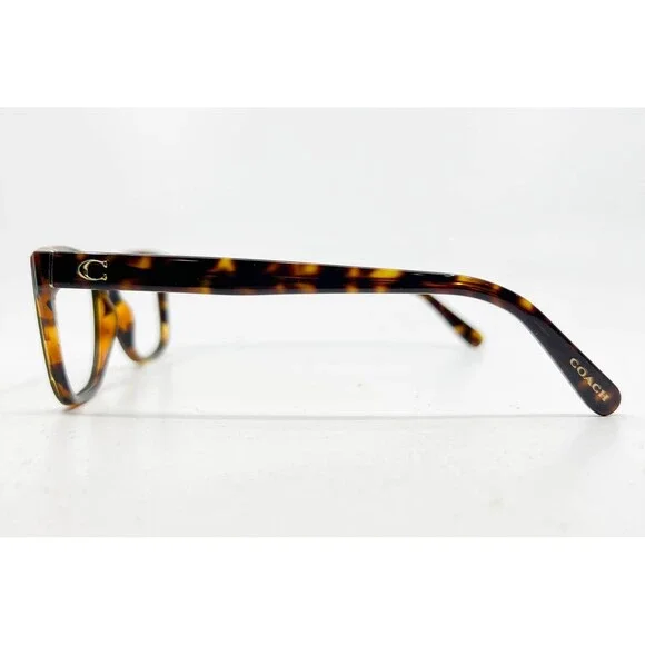 Coach HC6129 5446 Eyeglasses Black Tortoise Square Frames 54-16-140 Womens - Picture 3 of 8